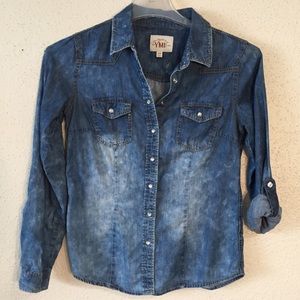 💥🇺🇸. “YMI” Jean Button Down Shirt